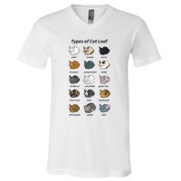 The Types Of Cat Loaf V-Neck T-Shirt