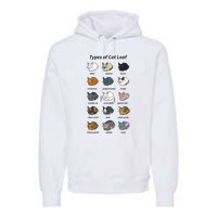 The Types Of Cat Loaf Premium Hoodie