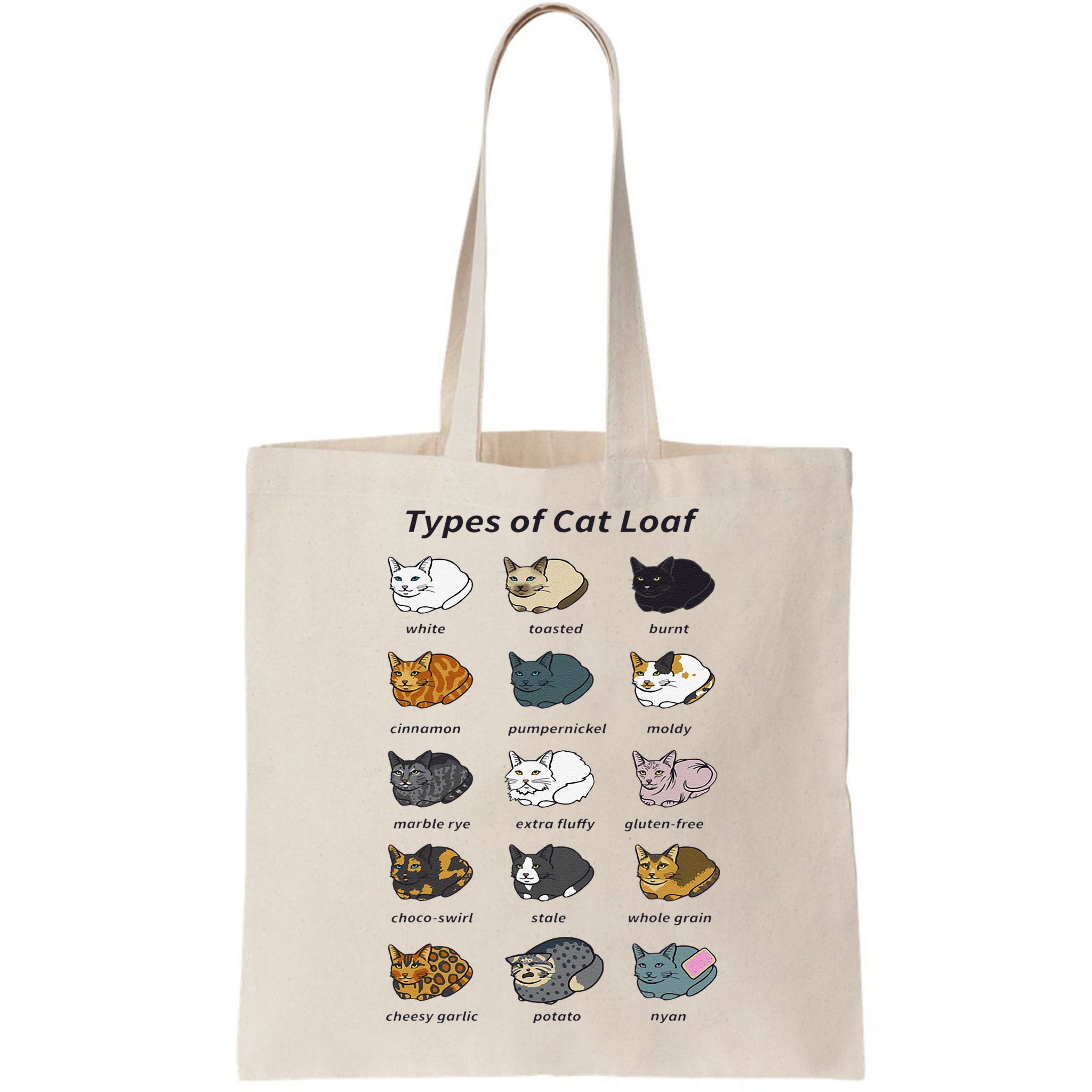 The Types of Cat Loaf Funny Animal Pet Owner Bag