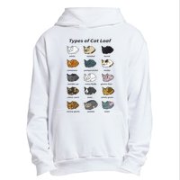 The Types of Cat Loaf Funny Animal Pet Owner Urban Pullover Hoodie