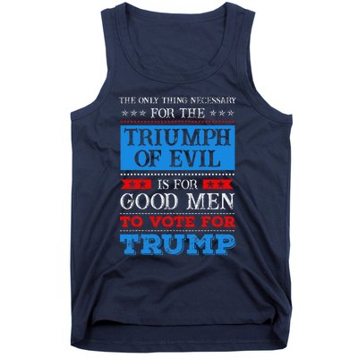 The Triumph Of Evil Anti Trump Tank Top