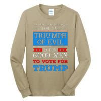 The Triumph Of Evil Anti Trump Tall Long Sleeve T-Shirt