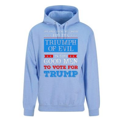 The Triumph Of Evil Anti Trump Unisex Surf Hoodie