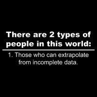 Two Types Of People Extrapolate Incomplete Data Impact Tech Backpack