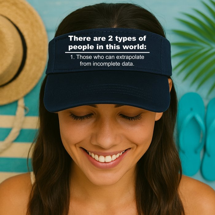 Two Types Of People Extrapolate Incomplete Data Valucap Bio-Washed Visor