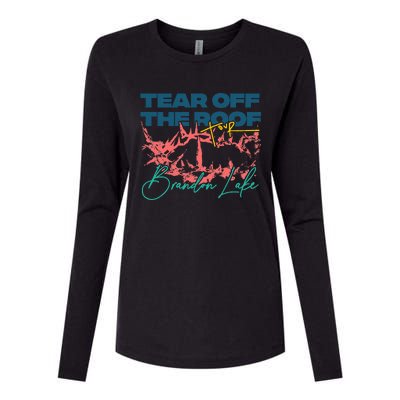 Totr Tear Off The Roof Merch B.R.A.N.D.O.N. L.A.K.E. Womens Cotton Relaxed Long Sleeve T-Shirt