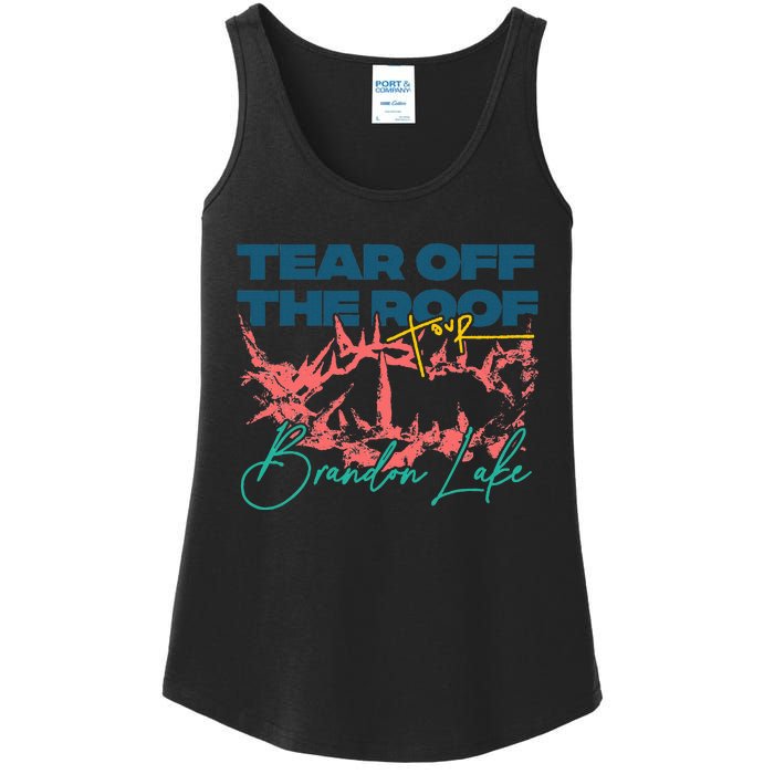 Totr Tear Off The Roof Merch B.R.A.N.D.O.N. L.A.K.E. Ladies Essential Tank