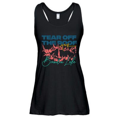 Totr Tear Off The Roof Merch B.R.A.N.D.O.N. L.A.K.E. Ladies Essential Flowy Tank