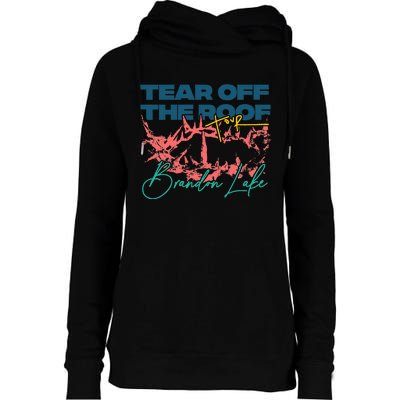 Totr Tear Off The Roof Merch B.R.A.N.D.O.N. L.A.K.E. Womens Funnel Neck Pullover Hood