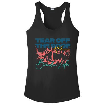 Totr Tear Off The Roof Merch B.R.A.N.D.O.N. L.A.K.E. Ladies PosiCharge Competitor Racerback Tank