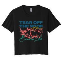 Totr Tear Off The Roof Merch B.R.A.N.D.O.N. L.A.K.E. Women's Crop Top Tee