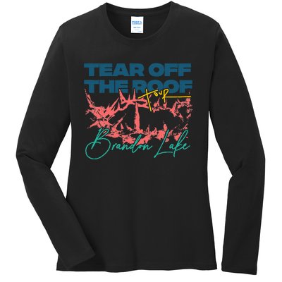 Totr Tear Off The Roof Merch B.R.A.N.D.O.N. L.A.K.E. Ladies Long Sleeve Shirt