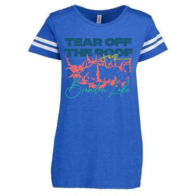 Totr Tear Off The Roof Merch B.R.A.N.D.O.N. L.A.K.E. Enza Ladies Jersey Football T-Shirt