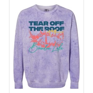 Totr Tear Off The Roof Merch V2 Colorblast Crewneck Sweatshirt