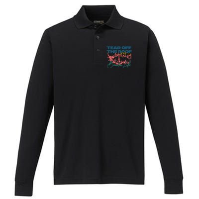 Totr Tear Off The Roof Merch V2 Performance Long Sleeve Polo