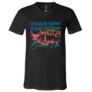 Totr Tear Off The Roof Merch V2 V-Neck T-Shirt