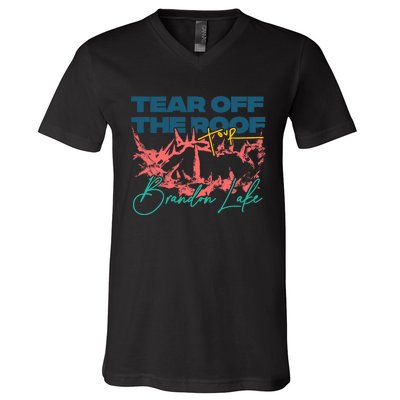 Totr Tear Off The Roof Merch V2 V-Neck T-Shirt