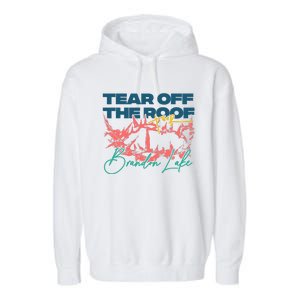 Totr Tear Off The Roof Merch V2 Garment-Dyed Fleece Hoodie