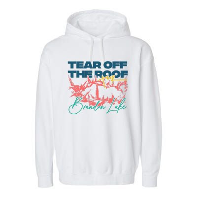 Totr Tear Off The Roof Merch V2 Garment-Dyed Fleece Hoodie