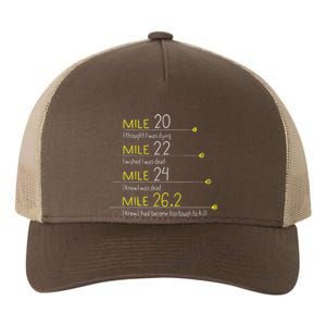 The Thoughts Of Marathoner Runner Gift Funny Marathon Yupoong Adult 5-Panel Trucker Hat