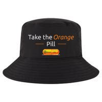 Take The Orange Pill Bitcoin Btc Crypto Currency Defi Cool Comfort Performance Bucket Hat