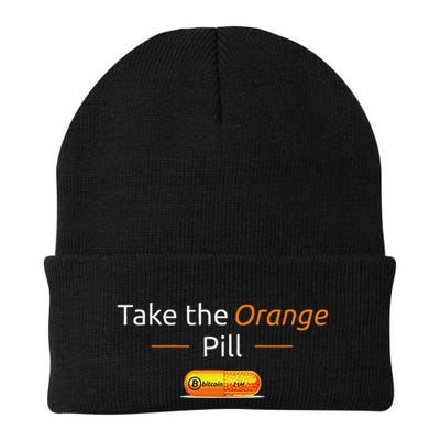 Take The Orange Pill Bitcoin Btc Crypto Currency Defi Beanie