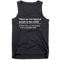 Two Types Of People Can Extrapolate Incomplete Data Gift TShirt Tank Top