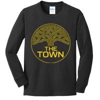 The Town Oak Tree Oakland California Kids Long Sleeve Shirt