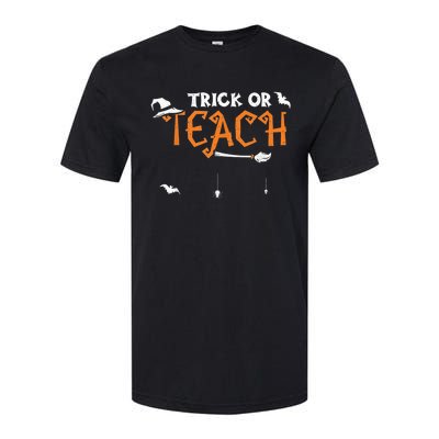 Teacher: Trick Or Teach - Halloween Sayings Softstyle CVC T-Shirt