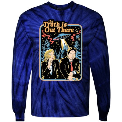 The Truth Out There Vintage UF0 90s Movie Alien Tie-Dye Long Sleeve Shirt