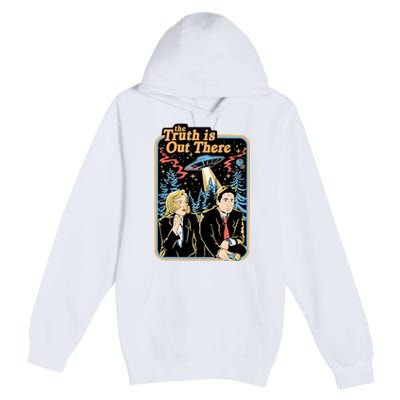 The Truth Out There Vintage UF0 90s Movie Alien Premium Pullover Hoodie