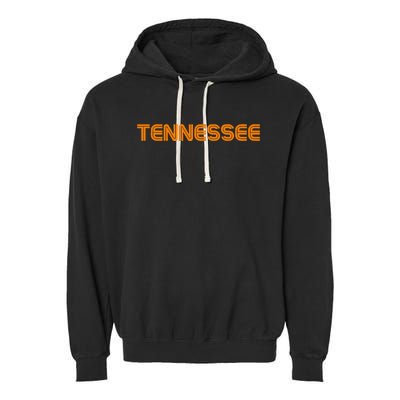 Tennessee Tn Orange Garment-Dyed Fleece Hoodie