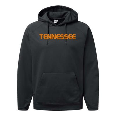 Tennessee Tn Orange Performance Fleece Hoodie