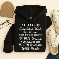 Tell Time On A Clock With Hands Hoodie