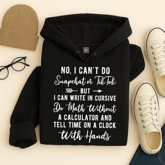 Tell Time On A Clock With Hands Hoodie