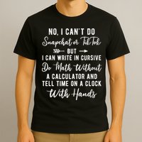 Tell Time On A Clock With Hands T-Shirt