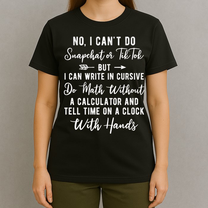 Tell Time On A Clock With Hands T-Shirt