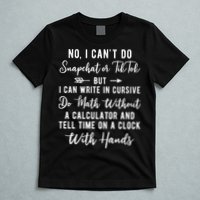 Tell Time On A Clock With Hands T-Shirt