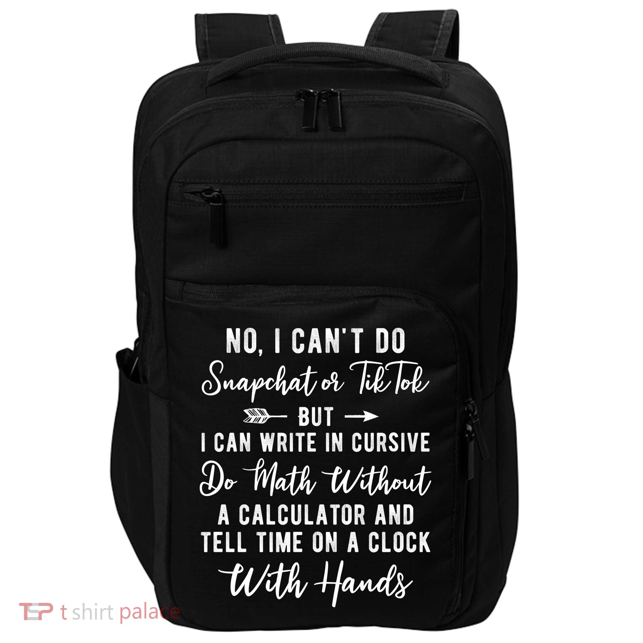 Tell Time On A Clock With Hands Impact Tech Backpack