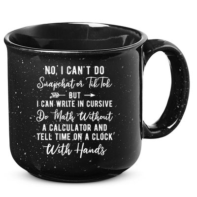 Tell Time On A Clock With Hands 15oz Campfire Ceramic Mug