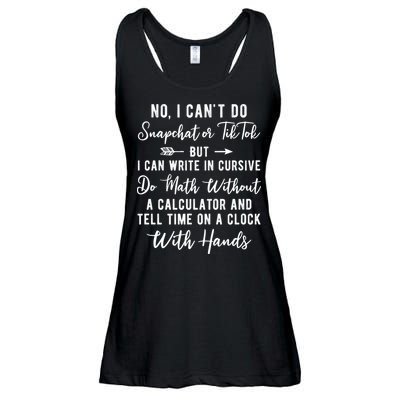 Tell Time On A Clock With Hands Ladies Essential Flowy Tank