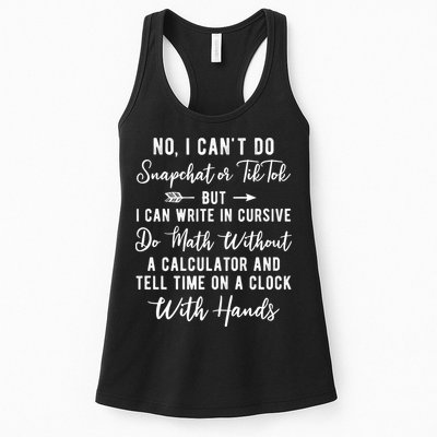 Tell Time On A Clock With Hands Womens Tank Top