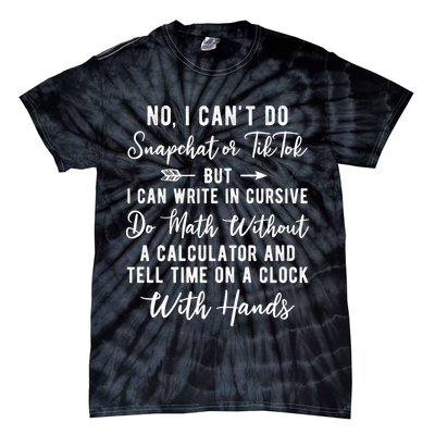 Tell Time On A Clock With Hands Tie-Dye T-Shirt