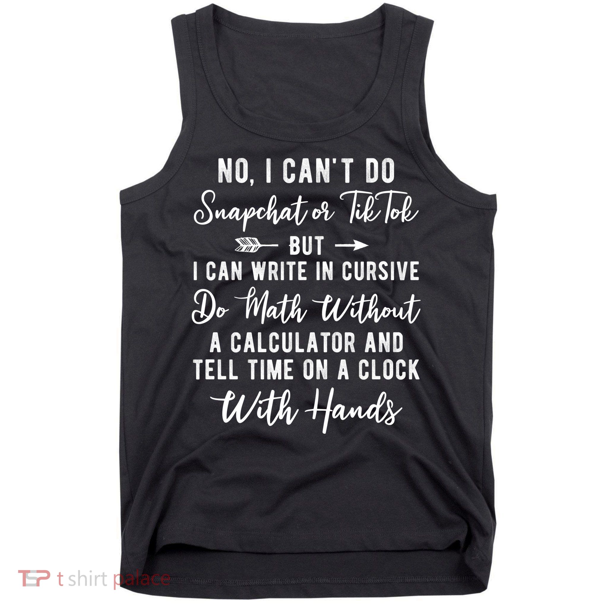 Tell Time On A Clock With Hands Tank Top