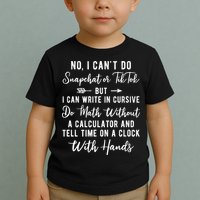 Tell Time On A Clock With Hands Toddler T-Shirt