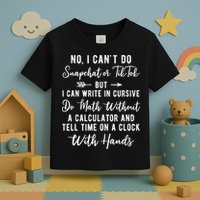 Tell Time On A Clock With Hands Toddler T-Shirt