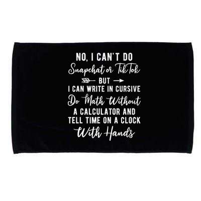 Tell Time On A Clock With Hands Microfiber Hand Towel