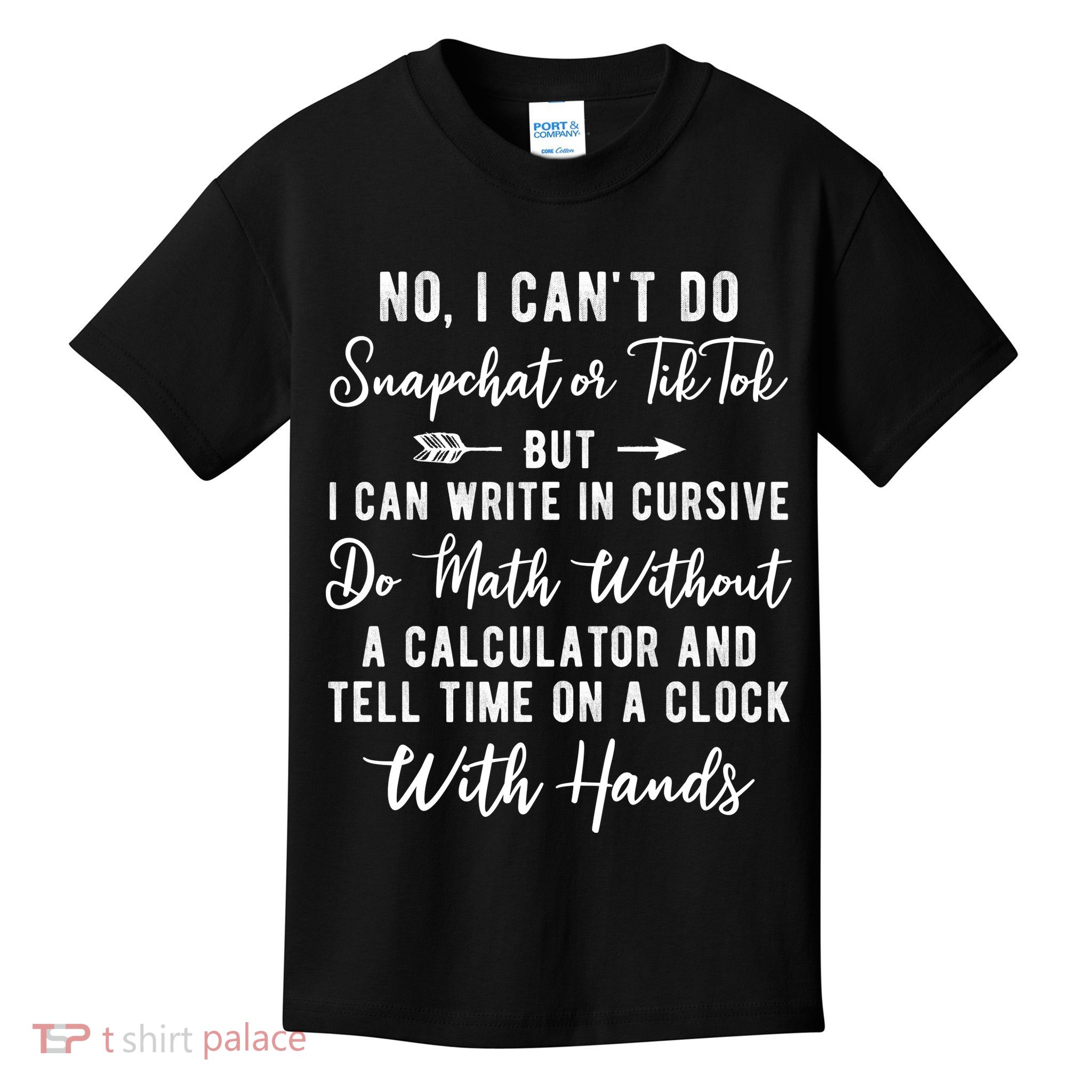 Tell Time On A Clock With Hands Kids T-Shirt