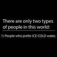 Two Types Of People In This World. Ice Cold Water Bucket Hat