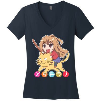 Toradora Women's V-Neck T-Shirt